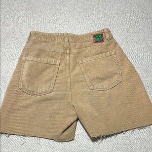 EMPYRE high rise Tan Corduroy Shorts.  Size 2